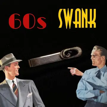 빈티지 넥타이 핀 swank 60s 레트로 로카빌리