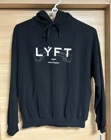 LYFT 블랙 후드티 M