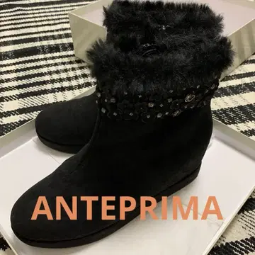 ANTEPRIMA 어그 부츠 2441 블랙 24.0