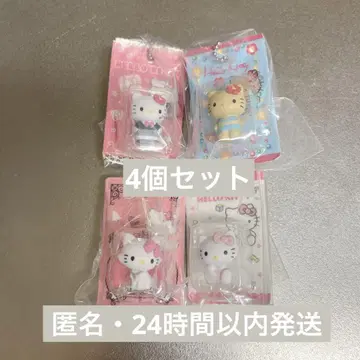 HELLO KITTY 패키지 미니어처 컬렉션 키티 4개 세트