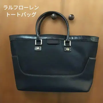 랄프 로렌 네이비 토트백