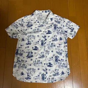 파리게이츠 비치코머 패턴 캐주얼 셔츠 사이즈 1