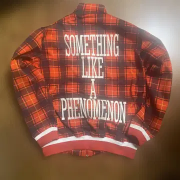 PHENOMENON 체크 무늬 블루종 리버서블