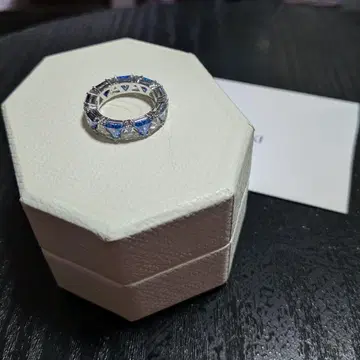 [보증서 포함] Swarovski ortyx 스와로브스키 반지 블루