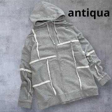 새상품급! antiqua 절개 ZIP 후드티