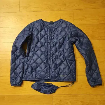 mont-bell 네이비 다운 자켓 S 수납 봉투 포함