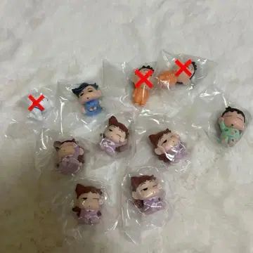 짱구는 못말려(크레용 신짱) 가챠가챠 잠버릇 그대로야.