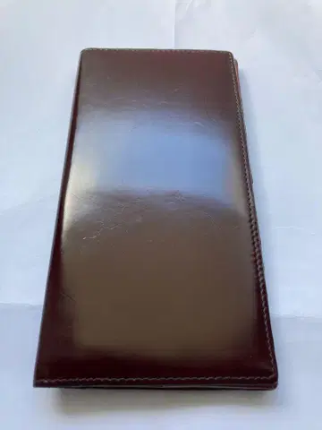 leather gallery 코도반 다크 브라운 장지갑