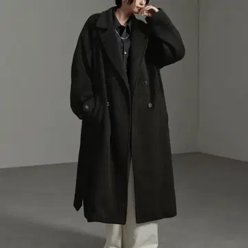 MONO-MART 오버롱 체스터 코트 M 사이즈 블랙 택 포함