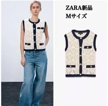 완판템 ZARA 포원텔 니트 베스트 M