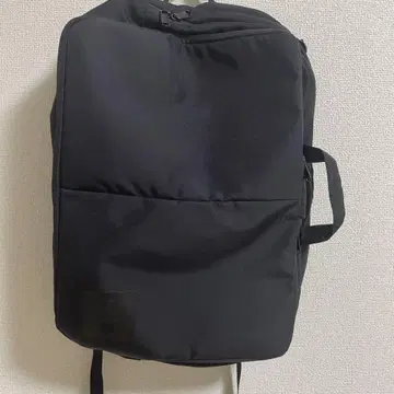 블랙 나일론 백팩