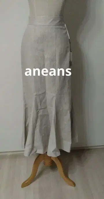 택 포함 aneans 린넨 머메이드 스커트 정가 18700엔
