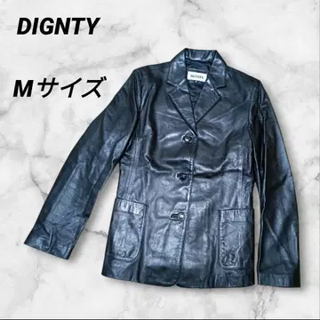 DIGNITY 가죽 자켓 램 가죽 블랙 M
