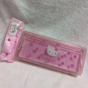 레어 키티 펜 케이스 3단 타입