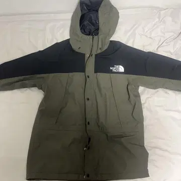 THE NORTH FACE 마운틴 후드티 XL 올리브/블랙
