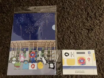 EXPO 2025 미야크 클리어 파일 오야네 반지 Night & 엽서