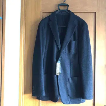 UNIQLO 울 블렌드 저지 자켓 XL 네이비