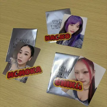 HANA with HONEYs 포토 카드 3장 세트 트레이딩 카드
