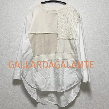 GALLARDAGALANTE 개럴개런트 이소재 믹스 셔츠