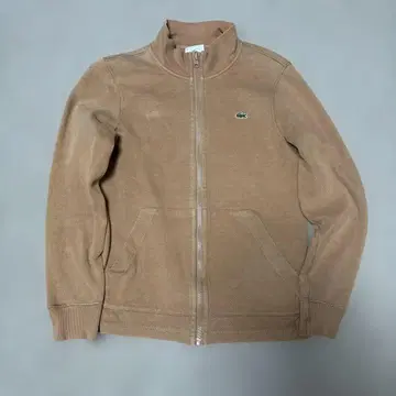 Lacoste 베이지 하프 지퍼 트랙 자켓 리버서블
