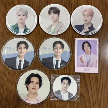 익명 배송 SEVENTEEN 캔뱃지 묶음 판매 8개 세트