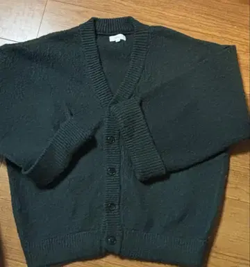 LILL 루즈 실루엣 롤업 볼륨 슬리브 가디건 M