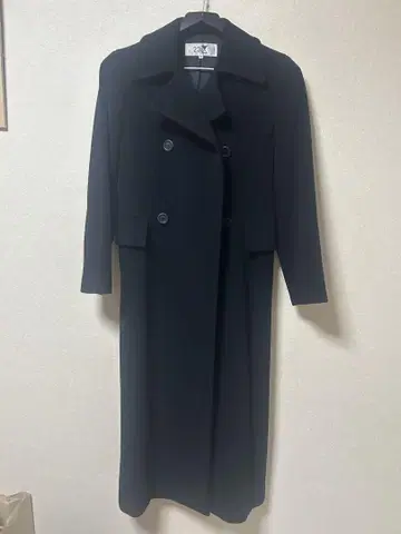 새상품급 23구 블랙 롱 코트 여성용