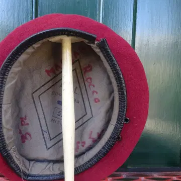 50s 유로 빈티지 밀리터리 베레 프랑스군 펑크 모즈