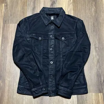 G-STAR RAW 코팅 데님 자켓 블랙