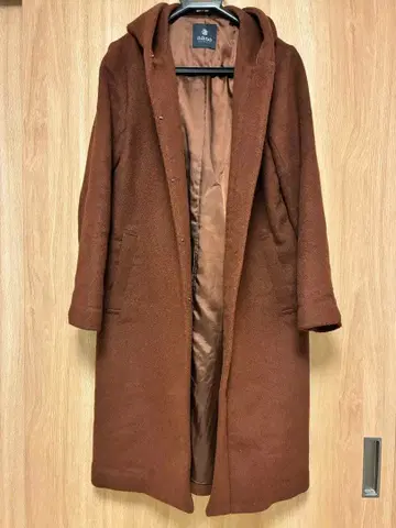 새상품급 nanouniverse 나노 유니버스 롱 코트 후드 부착