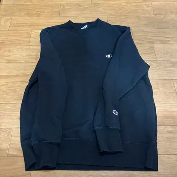 Champion 블랙 크루넥 트레이닝복 M