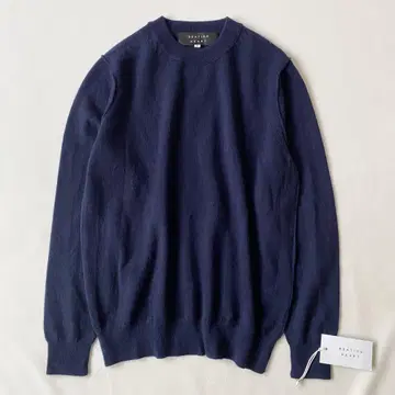 [ 미사용 새상품 ] 비팅 하트 모크넥 니트 캐시미어 100% 택 포함