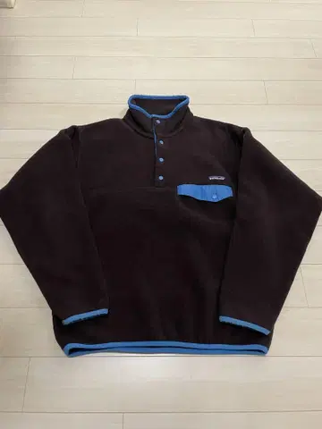 [ patagonia ] Synchilla 스냅 T 브라운 S