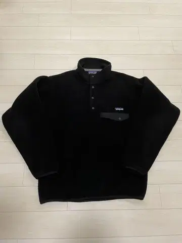 [올 블랙] patagonia Synchilla 스냅T S