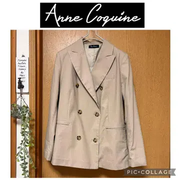 새상품급 Anne Coquine 앙코키느 더블 브레스트 자켓