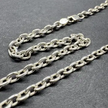 [ 44cm 12g silver925 ] 빈티지 팥 체인 목걸이