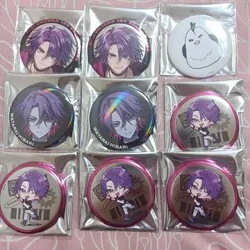2시라든가 랜덤 캔뱃지 와타라이 히바리 씨 7개, 랜덤 폴라로이드 3장