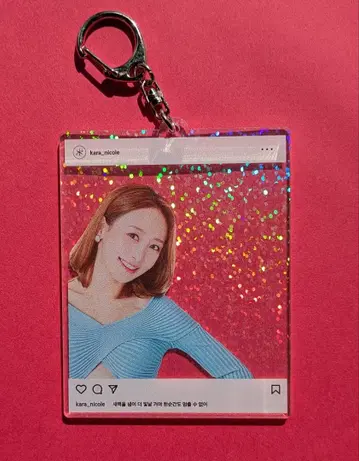 KARA OFFICIAL GOODS 홀로그램 아크릴 홀더 (니콜)