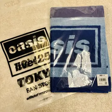 미사용 새상품 oasis live25 TOKYO 타월 봉투 포함