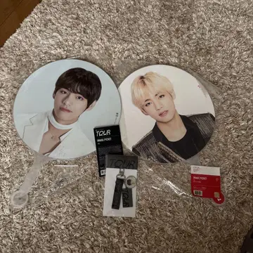 BTS IMAGE PICKET 공식 부채 2종 세트 태태 덤 포함