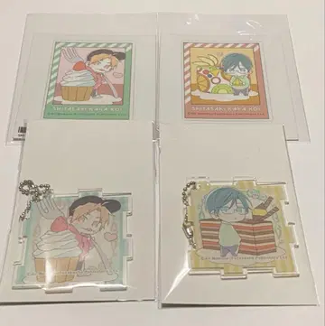 혀끝에서 사랑 아크릴 키링 & 스티커 종합 세트 1