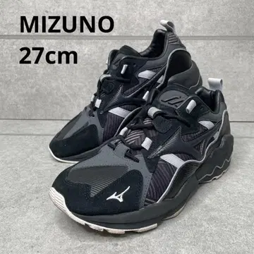 [ 새상품급 ] Mizuno 미즈노 웨이브 라이더 블랙/그레이 스니커즈