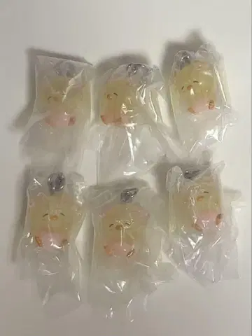 mikko 캐릭터 메지루시 액세서리 퍼프 6개 세트