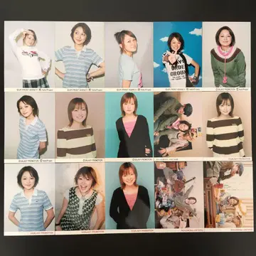 6382 모닝구무스메. 이이 사야카 브로마이드 15장 세트