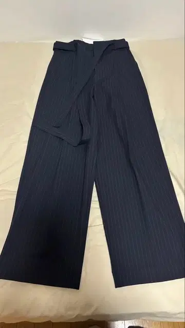 ZARA 스트라이프 슬랙스 와이드 팬츠