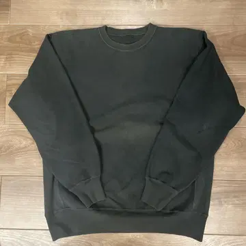 AURALEE SUPER MILLED SWEAT P/O 블랙 4