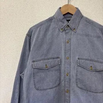 갭 긴팔 셔츠 데님 셔츠 미국 빈티지 의류 S 2890