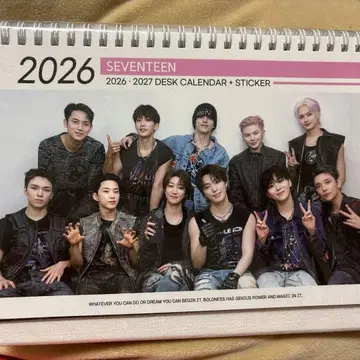 SEVENTEEN 2026 탁상 달력