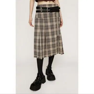 SLY 스라이 SIDE ZIP PLEATS 스커트