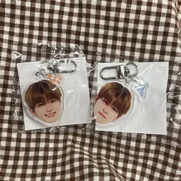 treasure 아사히 얼굴 아크링 키링 캡슐 토이